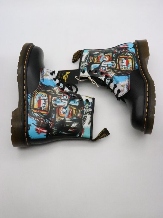 NEW Doc Dr. Martens 1460 x JEAN-MICHEL Basquiat Men\'s 9 Women’s 10 8-Eye Boots main image 5
